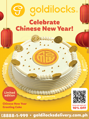 Celebrate Chinese New Year with Goldilocks and Enjoy 10% Discount