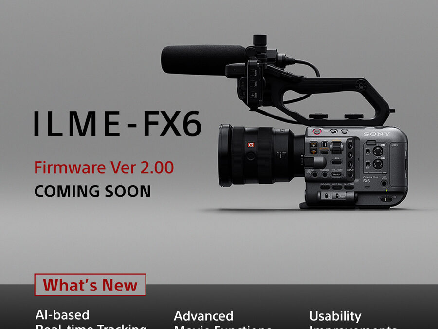 Sony’s New FX6 Firmware Update Boasts Real-time Tracking, Breathing Compensation