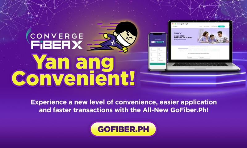 Yan ang Convenience! Converge launches the All-New GoFiber website and app, a digital ‘one-stop shop’