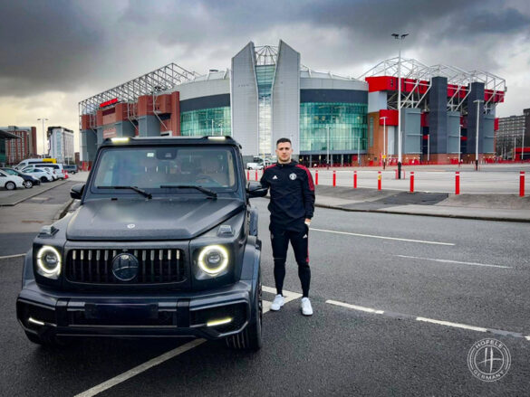 Diogo Dalot Takes Delivery of His Mercedes-AMG G63 Enhanced by HOFELE