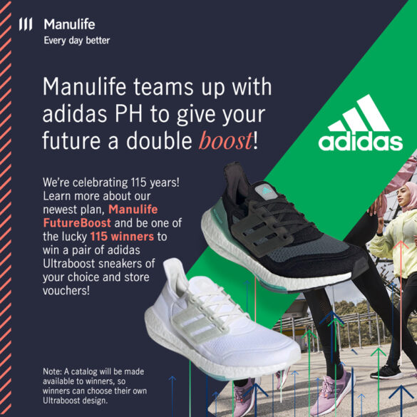 Supercharged for the future: Manulife, with the support of adidas Philippines, helps enrich Filipinos’ future with a boost