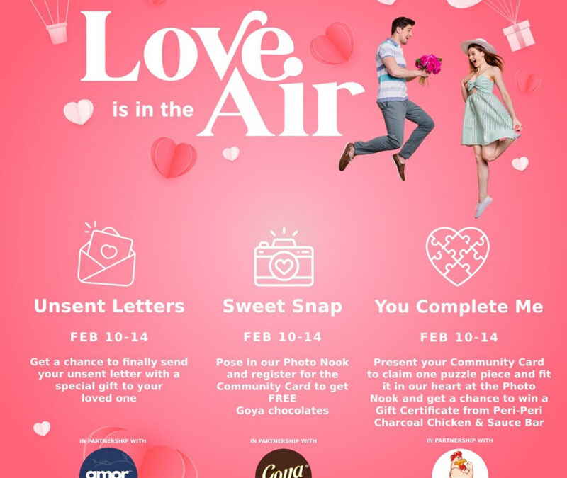 Love is in the air at Ortigas Malls!