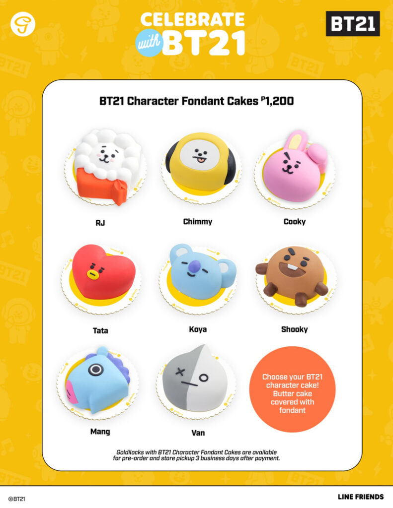 Goldilocks launches their too-cute-to-devour BT21 Fondant Cakes – And they’re now ready for pre-order!