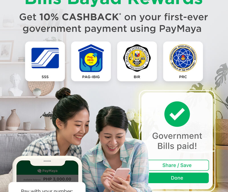Paying government fees online is now made easy and rewarding with PayMaya