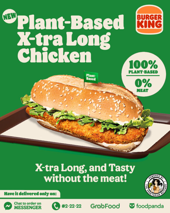 Burger King Launches NEW Plant-Based X-tra Long Chicken