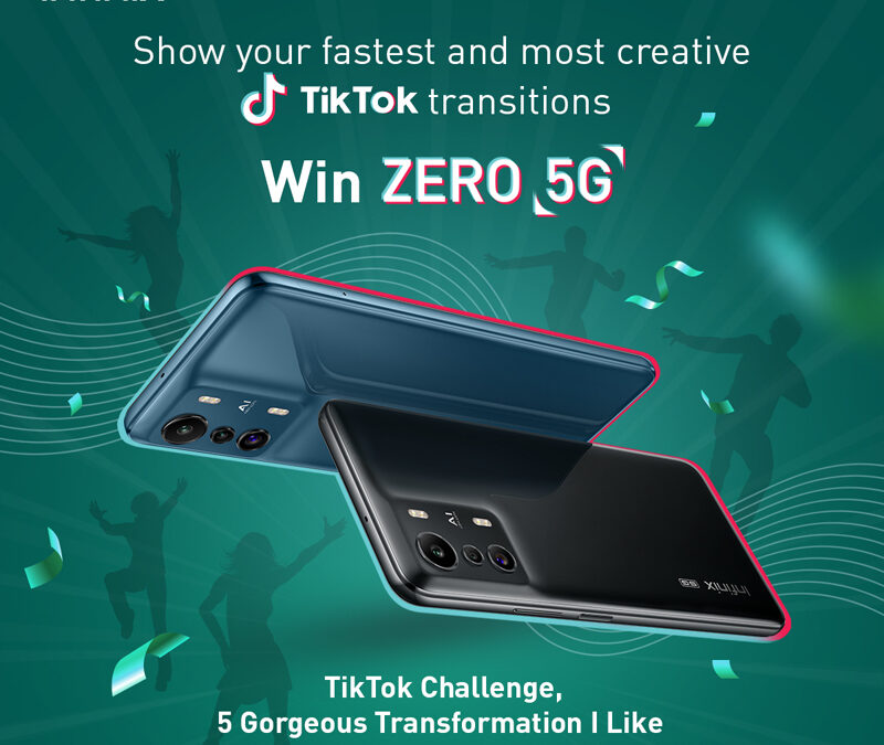 Join Infinix’s 5Gorgeous Transformations TikTok challenge & win the Infinix Zero 5G