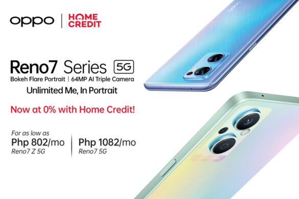Home Credit offers the new OPPO Reno7 Series 5G on installment plan at 0% interest