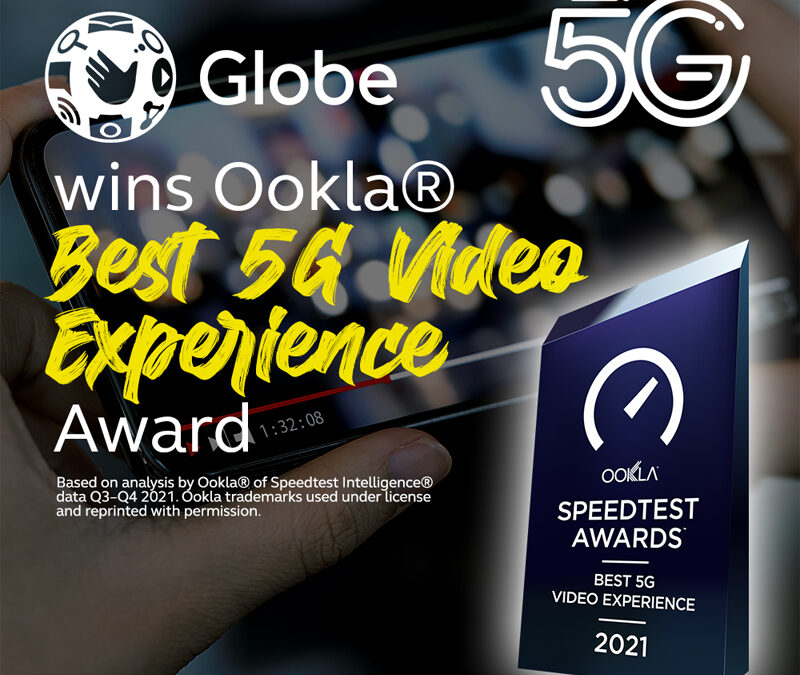 Globe wins Ookla’s Best 5G Video Experience Award in PH