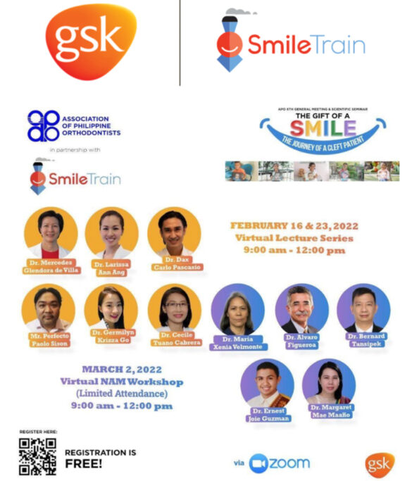 Smile Train and GSK Consumer Healthcare Support Cleft Orthodontics Webinar by the Association of Philippine Orthodontists