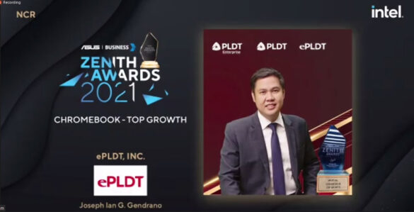 ePLDT receives second Asus Chromebook Top Growth Partner award