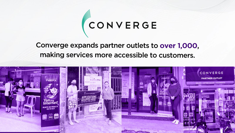 Converge expands partner outlets to over 1,000, making services more accessible to customers