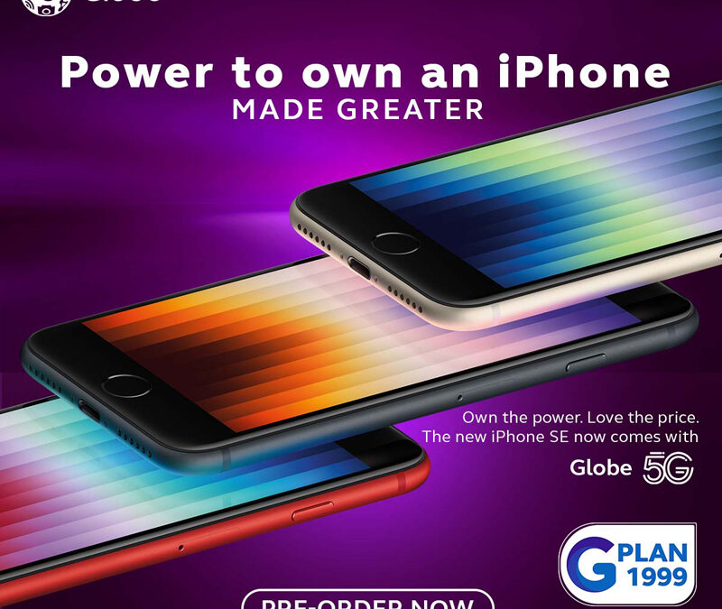 Apple’s new iPhone 13 in Green and iPhone SE 3rd Gen made greater with Globe Postpaid