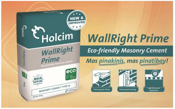 Holcim Philippines enhances masonry cement Holcim Wallright Prime for greater strength, versatile use