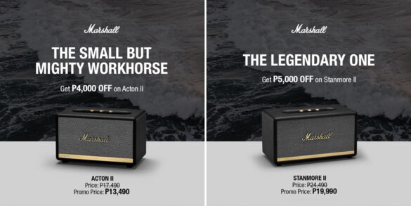 Immerse yourself in music with a Marshall Bluetooth Speaker now at up to P5000 OFF