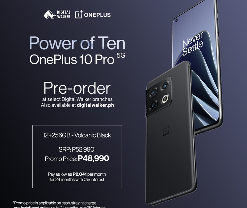 The OnePlus 10 Pro 5G Launches in the Philippines