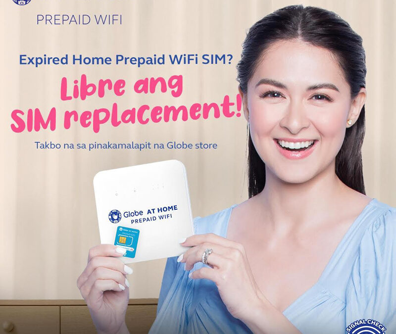 Expired Globe Home Prepaid WiFi SIM?  Get easy replacement for FREE