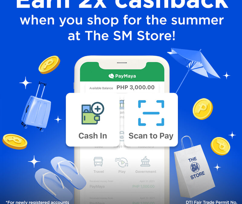 Get ready for summer with The SM Store and PayMaya
