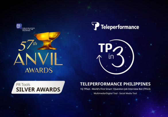 Teleperformance Philippines’ revolutionary interview bot wins at 57th Anvil Awards