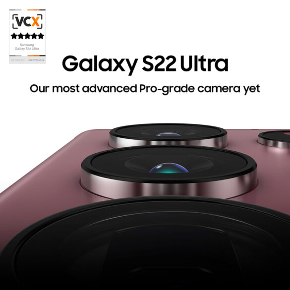 Samsung Galaxy S22 Ultra’s pro-grade camera receives 5-star rating from VCX Forum