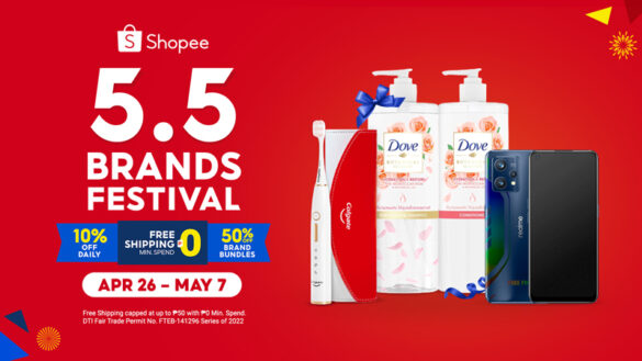 Score a limited-edition realme phone, the new Colgate electric toothbrush, 50% off on Unilever bundles, 45% off on Dreame vacuum cleaners, and more unbelievable deals from your favorite brands at the Shopee 5.5 Brands Festival!