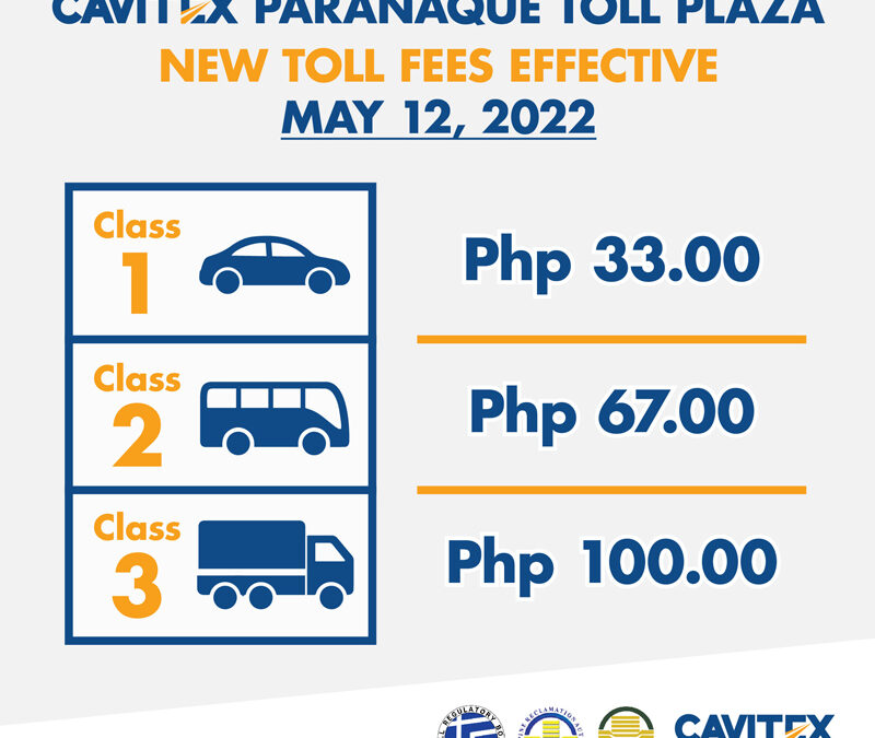 CAVITEX Allowed to Implement New Toll Rates Starting May 12