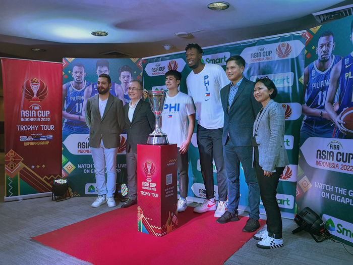 Smart brings FIBA Asia Cup trophy closer to the Filipino basketball community