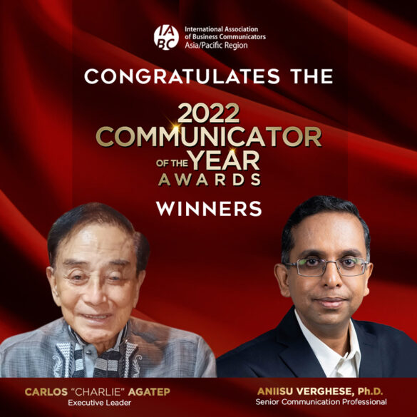 Charlie Agatep wins IABC Asia Pacific 2022 Communicator of the Year Awards