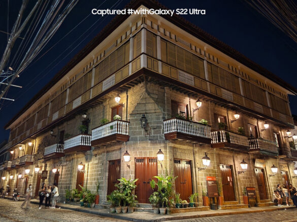 Make city nights epic #withGalaxy Capturing the beauty of Intramuros with the SAMSUNG Galaxy S22 Series’ Nightography