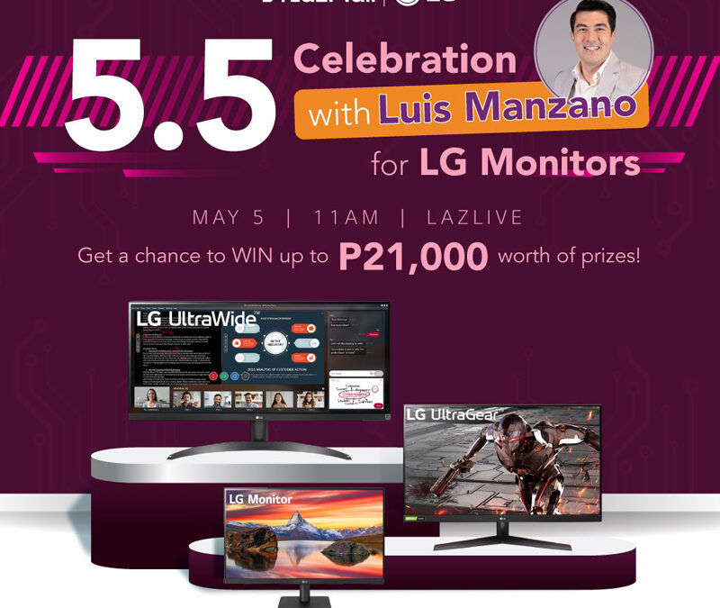 LG Monitor Madness on 5.5 Lazada Live