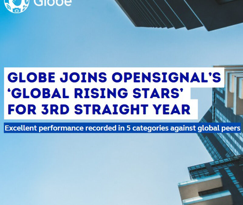 Globe joins Opensignal’s ‘Global Rising Stars’ for 3rd straight year