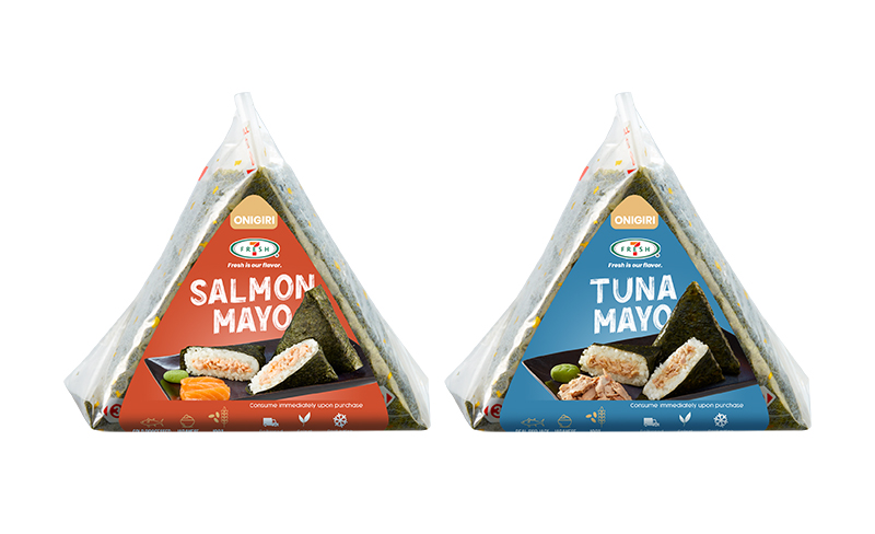 7-eleven Onigiri Salmon Mayo and Tuna Mayo