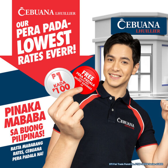 Cebuana Lhuillier offers respite to Filipinos with PERA PADALOWEST RATES promo