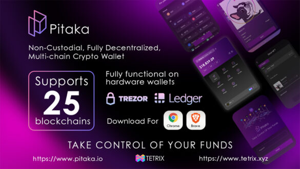 Tetrix Network launches ‘Pitaka’ crypto wallet allowing users to store, manage, and exchange various cryptocurrencies