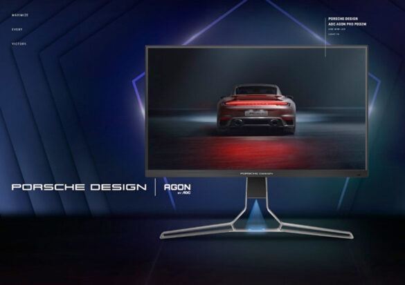 Porsche Design and AGON by AOC unveil the new PD32M: a 4K, 144 Hz, HDR 1400 premium display