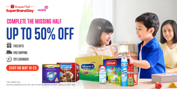 Complete the Missing Half: Up to 50% off on Enfagrow Four, Lysol & More during Shopee Super Brand Day!