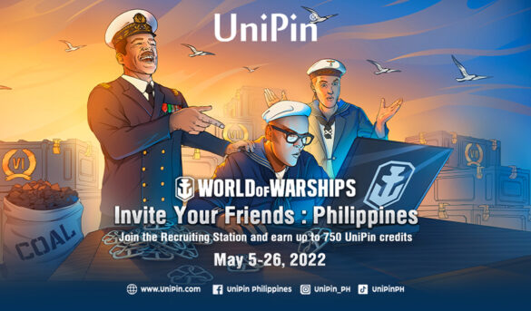 UniPin and World of Warships Are Giving Away UniPin Credits, Community Token, and More In-game Rewards for Players!