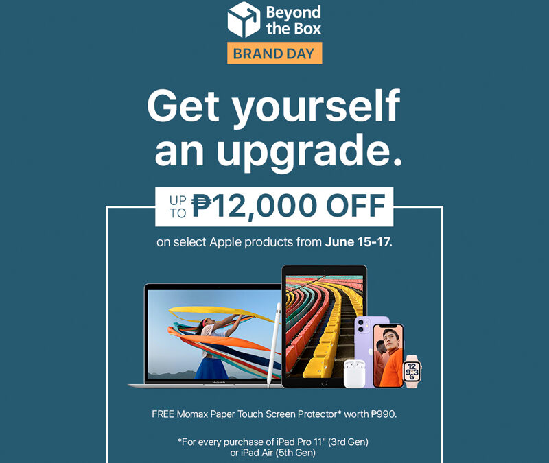 Celebrate Beyond the Box Shopee Brand Day and save as much as P12,000 on select Apple devices