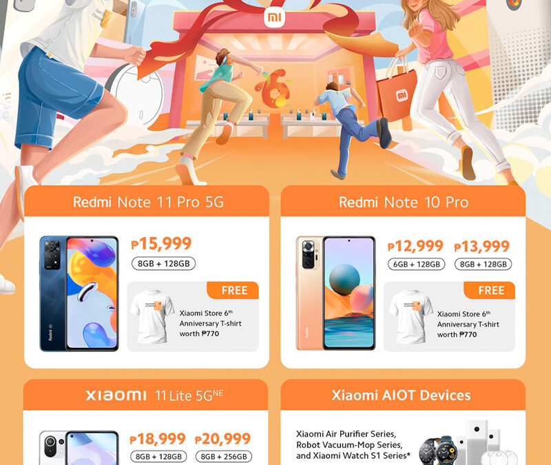 Celebrate Xiaomi’s 6th anniversary on retail with deals, freebies, and in-store activities
