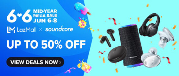 Enjoy 6.6 Mega Sale with Soundcore discounts up to 50% off!