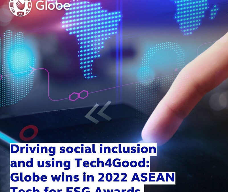 Globe wins in 2022 ASEAN Tech for ESG Awards