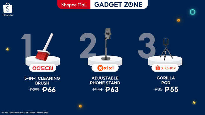 Here’s a quick guide on 11 of the trending gadgets and accessories available on Shopee’s Gadget Zone