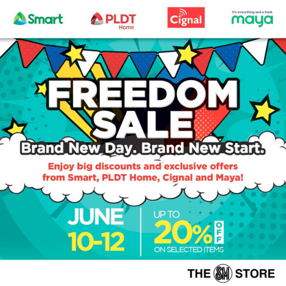 Biggest Freedom Sale from PLDT Home, Smart, Maya, Cignal at The SM Store