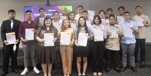 Students from Asia Pacific College complete their internship with PLDT and Smart's Cybersecurity Operations Group