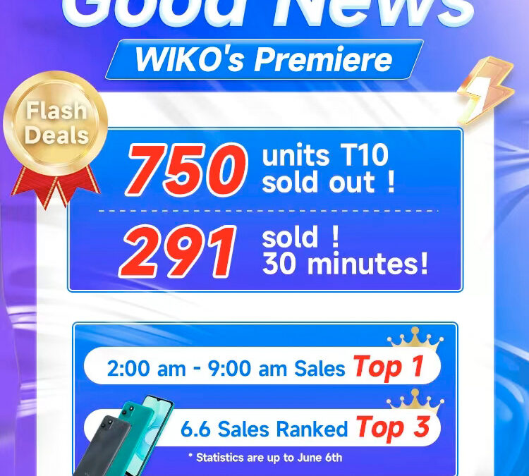 French Smartphone Brand WIKO Achieves ‘Top 5’ Status in Lazada Rankings