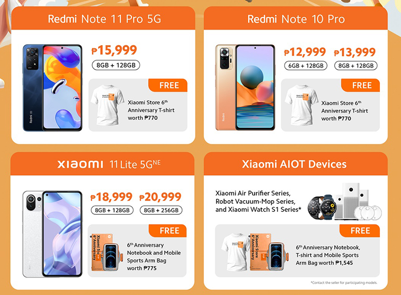 Xiaomi celebrates 6 years of retail presence in the Philippines - enjoy deals, freebies, and in-store activities