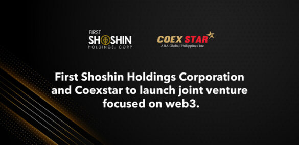 Coextar, a cryptocurrency exchange in the Philippines, to launch a joint venture with First Shoshin Holdings Corporation
