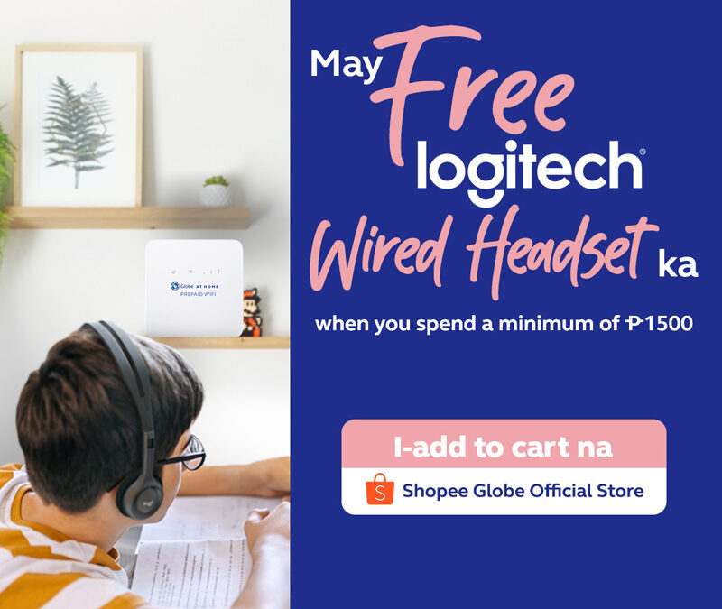 Gear up for the new school year with Globe At Home and Logitech’s back-to-school deals at Shopee