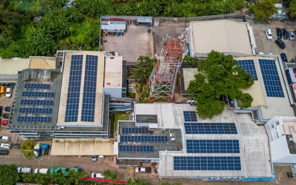 PLDT’s biggest solar rooftop facility in the Visayas energized