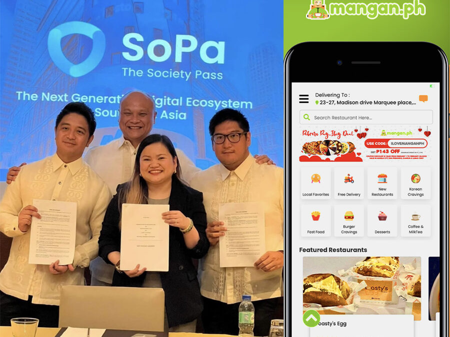 Society Pass (SoPa) Welcomes Mangan.ph, Philippines Leading Restaurant Delivery Service, to its Ever Expanding Next Generation Digital Ecosystem