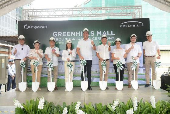 Ortigas Malls announces groundbreaking of Greenhills Mall annex, set to open end-2022
